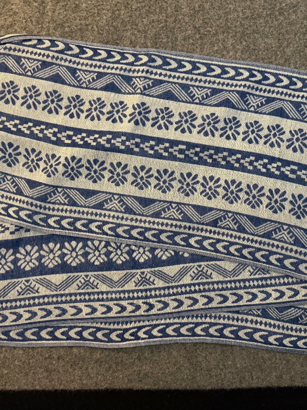Lightweight Blue Scarf